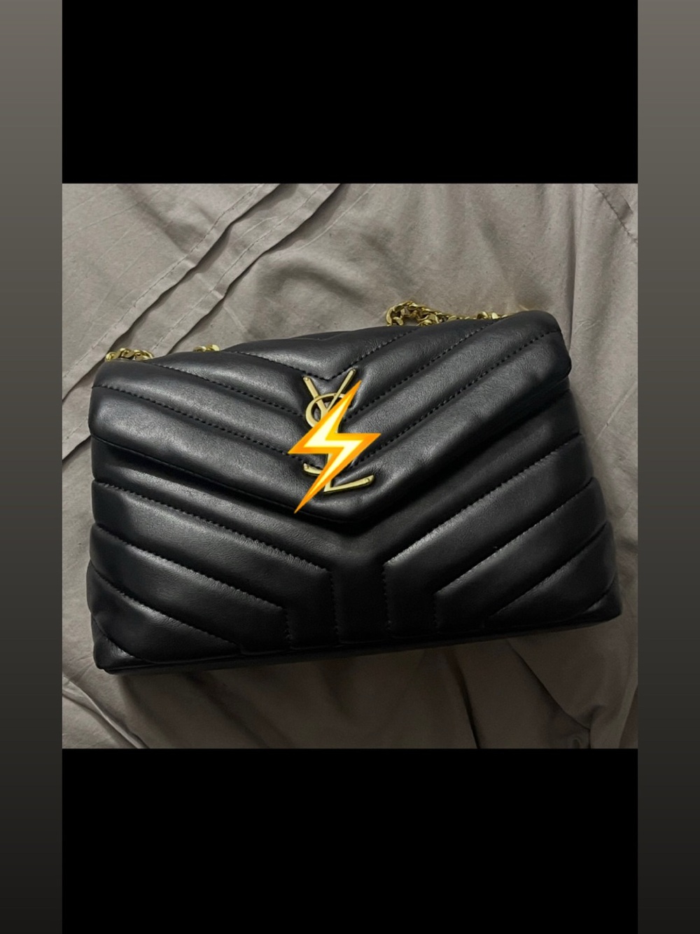 Real leather shoulder bag